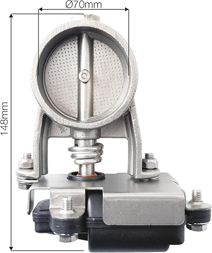 Simoni Racing Système de Valve d'Échappement Universel 7 - Ø70mm - avec Interrupteur et Câbles - Poukt