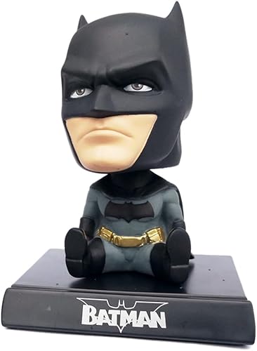 LKNBIF Ornement Batman Figurine Tableau de Bord, Tête Secouée Poupée Décoration Hochement Accessoires Avengers - Poukt