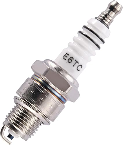 GOOFIT Remplacement D'Allumage D'Allumage De Bougie D'Allumage Blanc E6TC pour 2 4 Temps 50cc 70cc 90cc 110cc VTT 150 Scooter Cyclomoteur Go Kart Dirt VéLo - Poukt