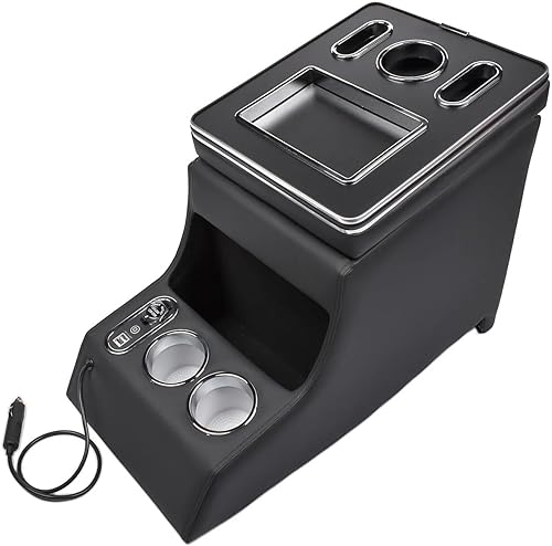 Accoudoir Central Voiture Accoudoir Central Noir Clair AP02 pour Benz pour Vito W447 2016-2021 Compartiment Rangement Accoudoir - Poukt