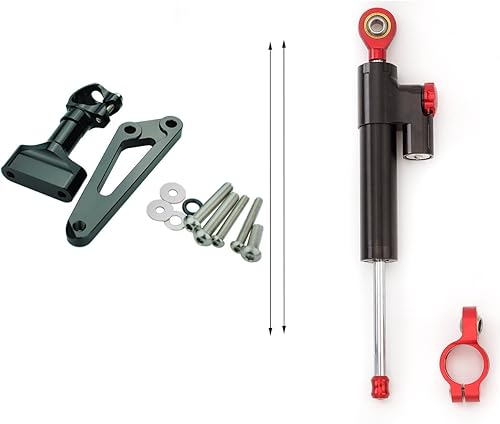 Amortisseur de direction ajustable moto avec kit de support de montage pour CB600F HORNET 2007-2016 - Poukt