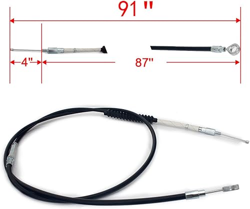 Tarazon Câble d'embrayage pour Harley Davidson Dyna Fat Boy FXDF/Road King FLHR Road Glide FLTR/Softail FLST Heritage 87' - Poukt