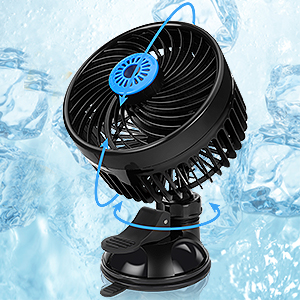Ventilateur Auto Ventilateur de Voiture 12V Ventilateur pour Voiture Ventilateur 12V de Voiture