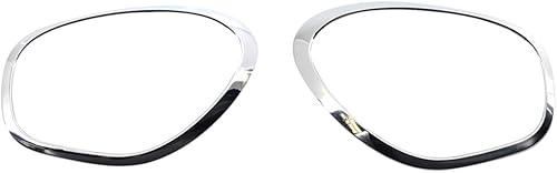 Riloer 1 anneau de garniture de phare compatible avec Mini Cooper R60 Countryman 2011-2016, numéro de pièce 51139801573, 51139801574 - Poukt