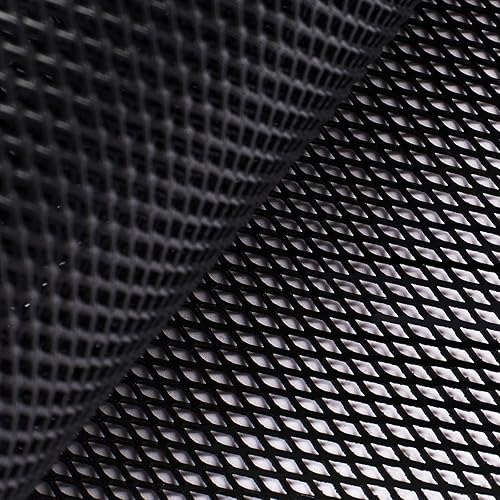 Bettol Grille de course universelle en alliage d'aluminium ,100 x 33 cm ,Perforation en losange de 3 x 6 mm ,Pour calandre de voiture ,grille noire - Poukt
