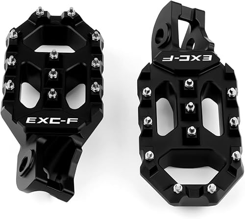 Modeer Repose-pieds de moto Enduro Orange Repose-pieds Repose-pieds pour 250/300/530 EXC/TPI 2017-2023 | Accessoires 250/350/450/500/530 EXC-F 2017-2023 (EXC-F) - Poukt