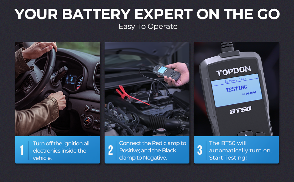 Testeur de Batterie AUTO