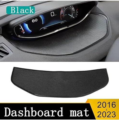 Tapis Tableau Bord Tapis De Compteur Antidérapant pour Tableau De Bord De Voiture pour Peugeot 3008 5008 GT 2016 2017 2018 2019 2020 2021 2022 2023 Couverture Tableau Bord - Poukt