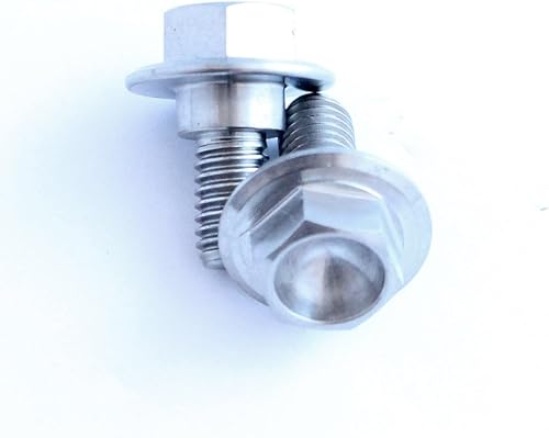 SCAR Vis Titane protection fourche M6 Compatible avec KTM SX SXF EXC EXCF SX-E 5 SIX DAYS 50 65 85 125 150 250 300 350 450 00-20 x2 - Poukt