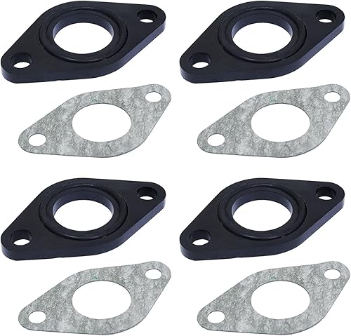Jeu de 4 Joints d'admission de carburateur Joints de collecteur d'admission de carburateur avec Joint torique pour 50cc - 125CC Dirt Pit Bike ATV 4 Roues Quad - Poukt