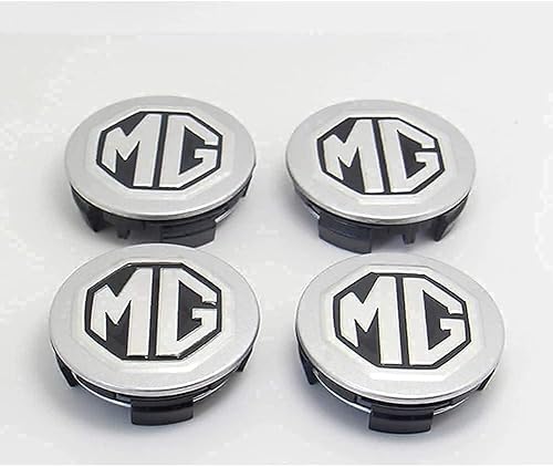 4 Pièces Cache-moyeux pour MG MG4 2022-2023,56MM,enjoliveurs de Jante Enjoliveurs de Roue Enjoliveurs Couvre-moyeux de Roue - Poukt