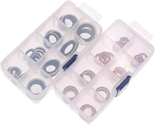 Kit complet de 30 joints de climatisation pour entretien et réparation automobile (rouge) - Poukt