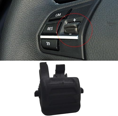 Bouton de régulateur de vitesse de rechange pour le côté gauche des volants de BMW sur plusieurs modèles - Poukt