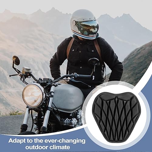 Coussin De Siège De Moto, Coussin De Siège De Gel De Moto Pliable, Absorption D'amortisseur Tampon De Chaise, Ajustement Sécurisé Antidérapant, Utilisation Polyvalente, 20x23cm / 31x30cm / 35x37cm, Po - Poukt