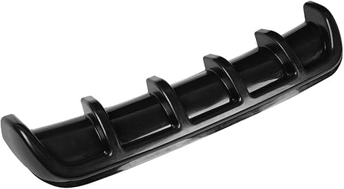 Diffuseur de Pare-Chocs arrière de Voiture, diffuseur Noir Universel de becquet d'aileron de Requin de Pare-Chocs arrière de Voiture d'ABS(Noir) - Poukt