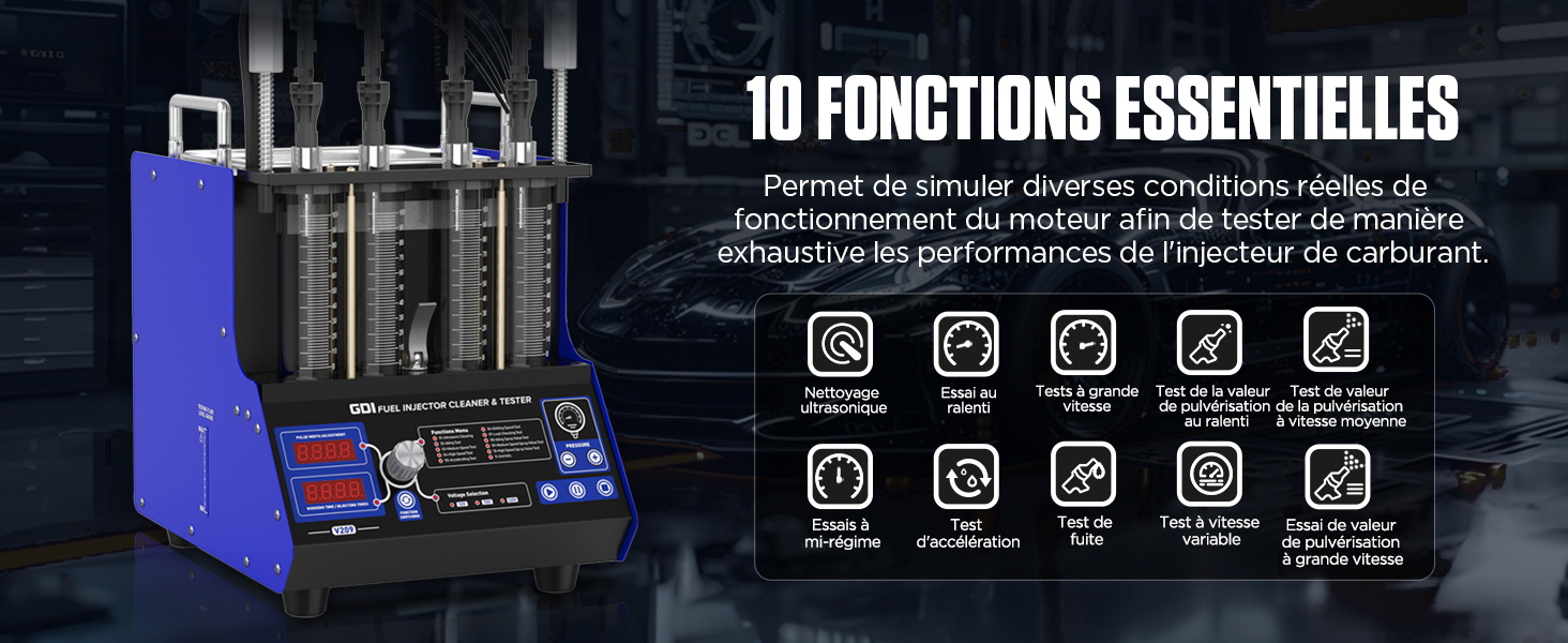 Fuel Injector Cleaner Machine