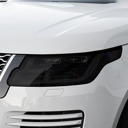 JCAKES Lot de 2 films de protection en TPU pour phares de voiture - Noir - Pour Range Rover Evoque Velar Discovery Sport 2013 - Accessoires - Poukt