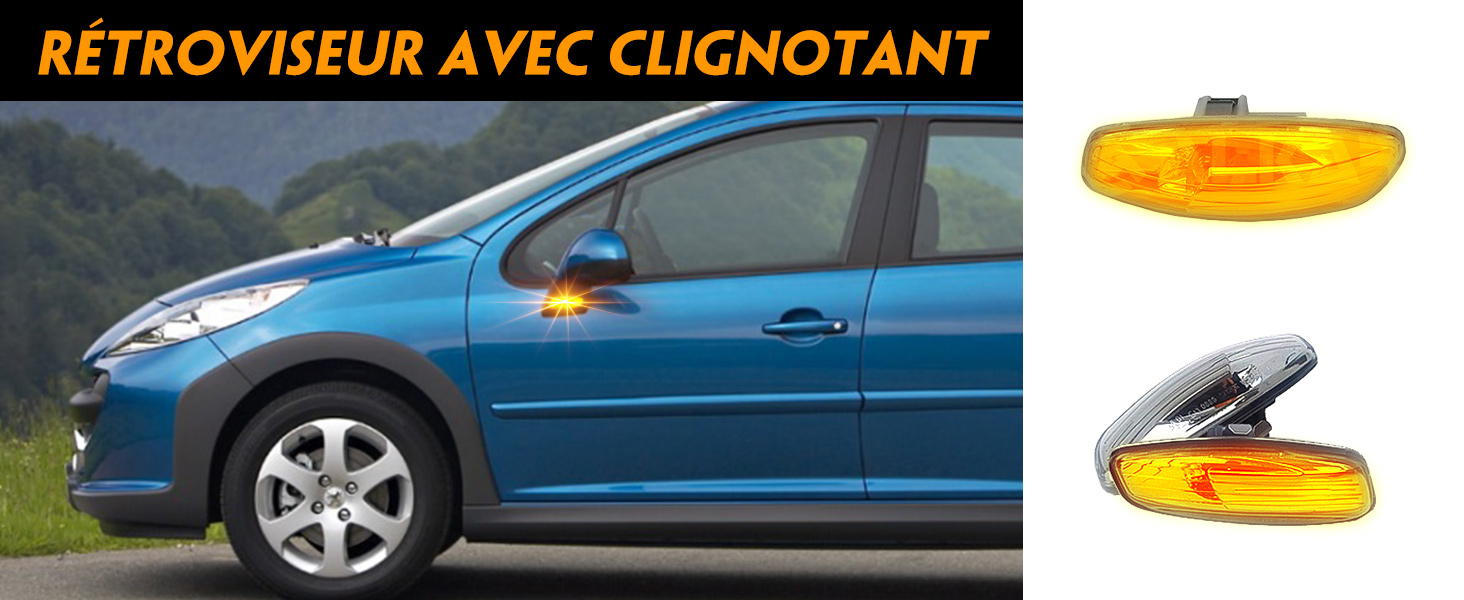 Retroviseur Complet Peugeot 207