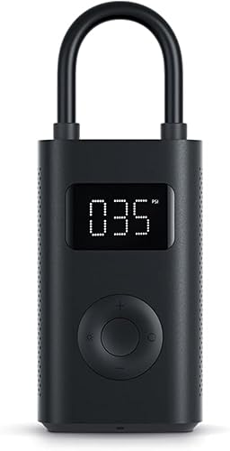 Xiaomi Mijia Mini compresseur à air portatif numérique Lamp LED 2S-gonfleur pneus Voiture gonfleur Electrique Pompe a Velo,2000mAh Type-C Charge 150PSI pour Vélo/Moto/Balle - Poukt