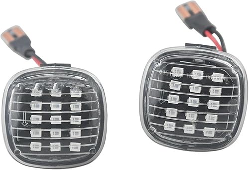 Clignotant Dynamique pour Skoda pour Fabia pour Octavia Mk1 Mk2 pour Roomster pour Rapid 2012-2016 2 Pièces Clignotants À LED Dynamiques Feux De Position Latéraux Latéral Clignotant Séquentiel - Poukt
