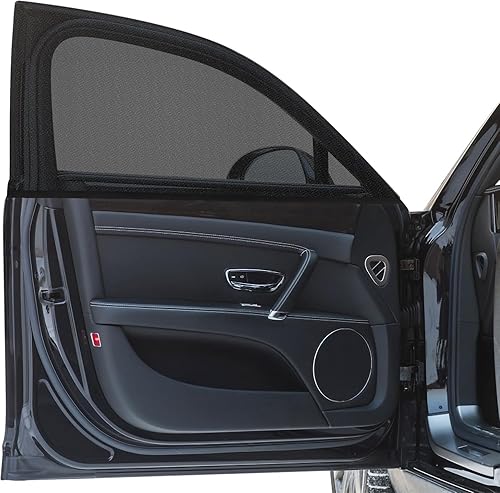 Pare Soleil Voiture, Chaussette Voiture Soleil pour Toyota Yaris 2013-2019, Anti-UV Anti-Moustiquaire Protection. - Poukt