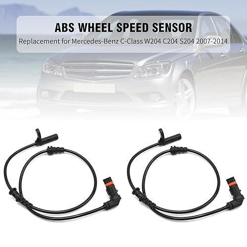 JUUDDENPARTS Lot de 2 capteurs de vitesse de roue ABS 2049052905, capteur ABS avant gauche et droit, remplacement pour Mercedes-Benz Classe C W204 C204 S204 2007-2014, remplace 2049057900 - Poukt