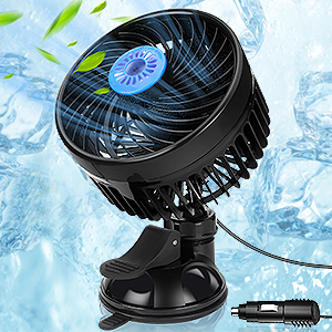Ventilateur Auto Ventilateur de Voiture 12V Ventilateur pour Voiture Ventilateur 12V de Voiture