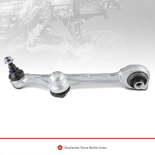 Frankberg 1 bras de suspension de roue avant droit inférieur arrière compatible avec Classe S W221 3.0L-6.2L 2005-2013 Replace # 2213308207 - Poukt