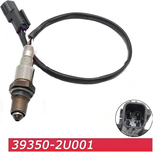 Capteur Lambda d'oxygène O2 de rapport de carburant d'air de voiture 39350-2U001, compatible for Hyundai Tucson, compatible for Sportage Optima 1.6 CRDi 9025100001 393502U001 - Poukt