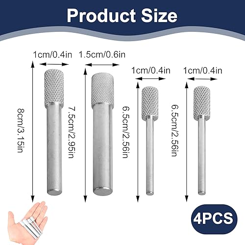 Knocery Piges de Calage Distribution OEM 0194-A-B-C pour 1.4 HDI 1.5 HDI 1.6 HDI PSA pour 206 207 308 407 107 C1 C2 C3 Vilebrequin Arbre à Cames PMH Kit Courroie Crantée Poulie Tige - Poukt