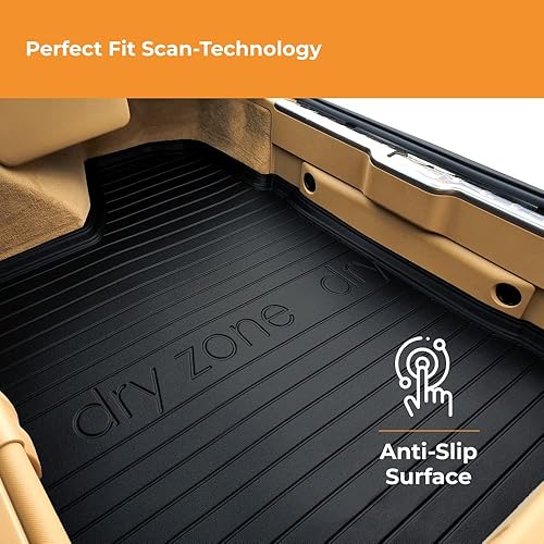 FROGUM DryZone Tapis de Coffre Pratique pour Peugeot 3008 I 2009-2016 | Bord Haut | Matériau TPE Durable | Robuste et résistant - Poukt