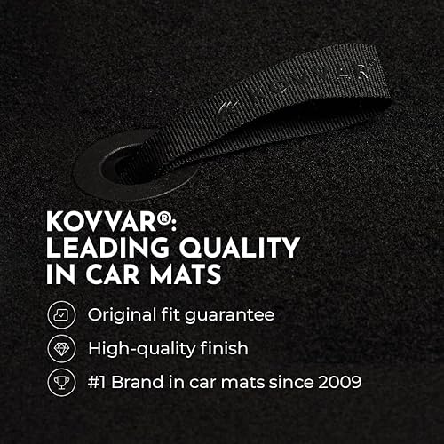 Kovvar Tapis de Coffre Compatible avec Smart Fortwo W453 2014-2020 Correspondant à la Version: Convient Uniquement aux modèles sans subwoofer | Qualité: Basic - Poukt