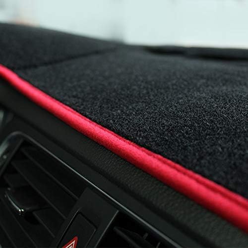 LYHH Caches pour Tableaux de Bord pour Peugeot 206 206+ 206cc 206sw CC SW 1998~2012, Antidérapant Anti-Exposition Couverture de Tableau de Bbord, Protecteur de Tapis de Tableau de Bord - Poukt
