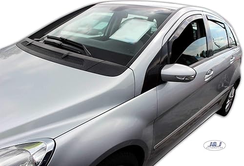 J&J AUTOMOTIVE | Heko Deflecteurs d'air Déflecteurs de Vent Compatible avec B-Klasse W245 2005-2010, Ensemble 4 pi?Ces, Aérodynamique, Montage Facile - Poukt