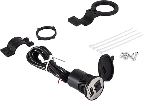 Moto USB chargeur Port USB moto téléphone portable alimentation chargeur étanche Port prise 12V - Poukt
