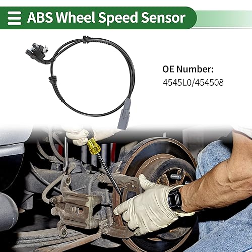 REPAIROCK Capteur ABS de vitesse de roue arrière gauche droite ABS capteur anti blocage système de freinage capteur No.4545L0/454508 pour Peugeot 308 2008-2017 - Poukt