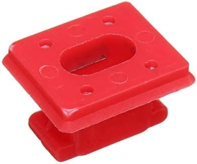 PeroFors 20 Pcs/Ensemble Dashboard Dash Trim Strip Clips Rouge Insérer Oeillets Keeper Clip compatible avec E46 E65 / E66 E83N Panneau Intérieur Boucles De Fixation - Poukt