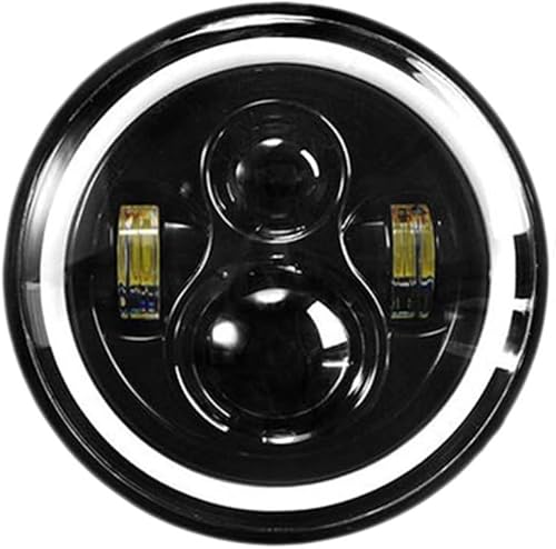Fankexi Faro LED da 7 Pollici con Anello Halo Amber DRL Indicatore di Direzione 120W per Suzuki Samurai SJ413 SJ410 1980-1985 - Poukt