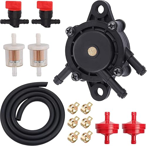 ZAMDOE 691034 Remplacement de la Pompe à Carburant pour BS 808656 491922 692313 pour Kohler 24 393 04-S 24 393 16-S, pour Kawasaki 49040-7001, pour Honda 16700-Z0J-003, pour JD LG808656 M145667 - Poukt
