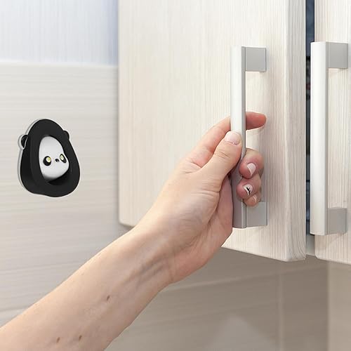 iplusmile Butoir De Porte Panda en Forme d'animal Mignon Butée De Porte Poignée De Porte Pare-Chocs Protection Murale pour Le Bureau Et La Maison B - Poukt