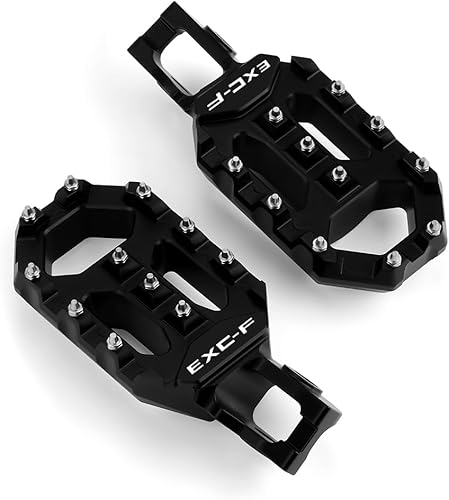 Modeer Repose-pieds de moto Enduro Orange Repose-pieds Repose-pieds pour 250/300/530 EXC/TPI 2017-2023 | Accessoires 250/350/450/500/530 EXC-F 2017-2023 (EXC-F) - Poukt