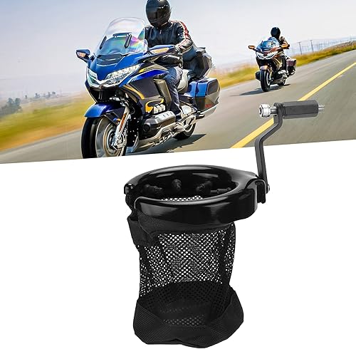 Porte-gobelet Moto, Fydun Porte-Boisson Pliable Porte-Bouteilles Moto Accessoire Remplacement pour Goldwing GL 1800 F6B(Le Noir) - Poukt