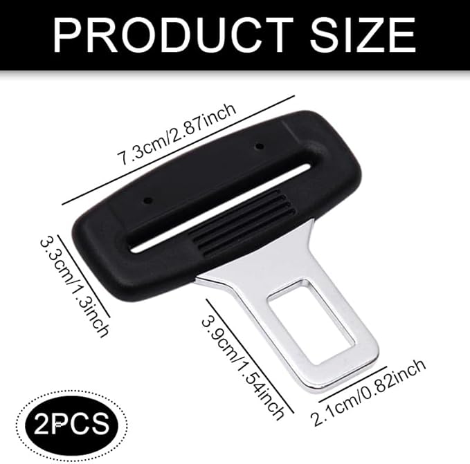KOZOY Attaches pour Ceintures de Sécurité de Voiture, 2 pièces Clip de Ceinture de Sécurité, Ensembles d'intérieurs pour Automobiles, Convient à la plupart des Pièces de Voiture - Poukt