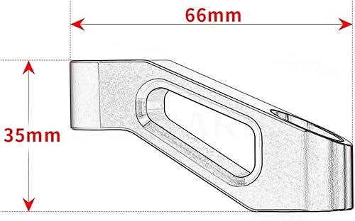 actuion Extension de rétroviseur Moto pour Hon@&da Africa Twin CRF1100L CRF1000L CRF 1000 1100 Accessoires De Moto Support D'adaptateur D'extension De Rétroviseur Latéral(Africa Twin Red) - Poukt