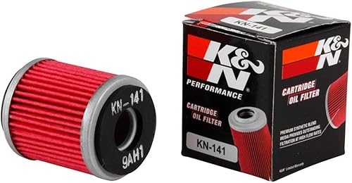 K&N Powersports Filtre à Huile - Cartouche 38x46mm compatible avec Beta, Yamaha, Fantic, HM Moto, MBK, TM, Rieju, Gas Gas (KN-141) - Poukt