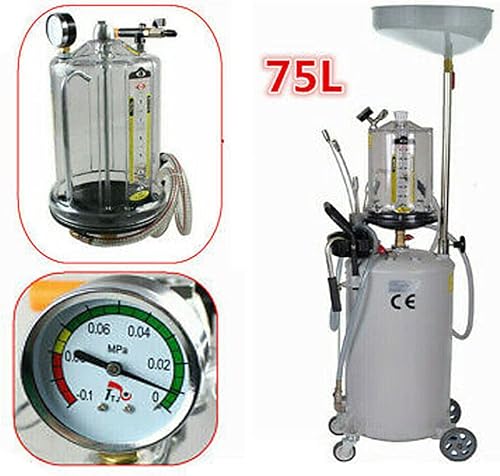 HPDTZ Aspirateur mobile pour huiles usagées - Vidange de l'air comprimé - Capacité de 10 l - Poukt