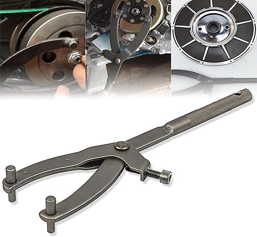 Clé d'Embrayage Outil, Outil de Maintien d'Embrayage, Outil Maintien Volant Moteur Moto, Alliage Réglable Clé d'Embrayage de Moto pour Embrayage, Convertisseur, Ventilateur, Scooter, Poulie de Moto - Poukt