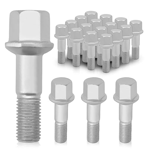 Anlseiod 20 x Boulons de Roue pour für A-Klasse W168 C-Klasse W202/W203 E-Klasse W124/ W210 CLK SL R129 SLK R171 Vaneo 414 1982-2011 Boulons 0009904807 A0009904807 - Poukt