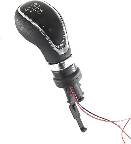 Pommeaux Leviers Vitesse pour Chevrolet pour Chevy pour Captiva Lumière LED 5/6 Vitesses Poignées De Boîte De Vitesses Pommeau De Levier De Vitesse Court Tête De Bâton(6 Speed) - Poukt