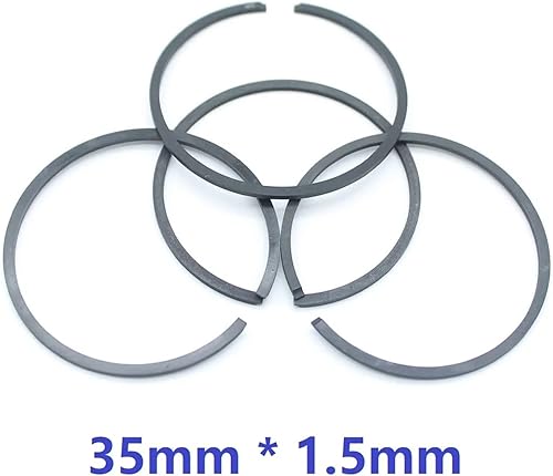 QUENPE 4 pièces Lot G23L Segment de Piston 32mm * 1.5mm, for Komatsu ZENOAH HT2300 Plus 23CC 2 Temps Moteur Taille-haie tronçonneuse débroussailleuse Jeu de Segments de Piston - Poukt